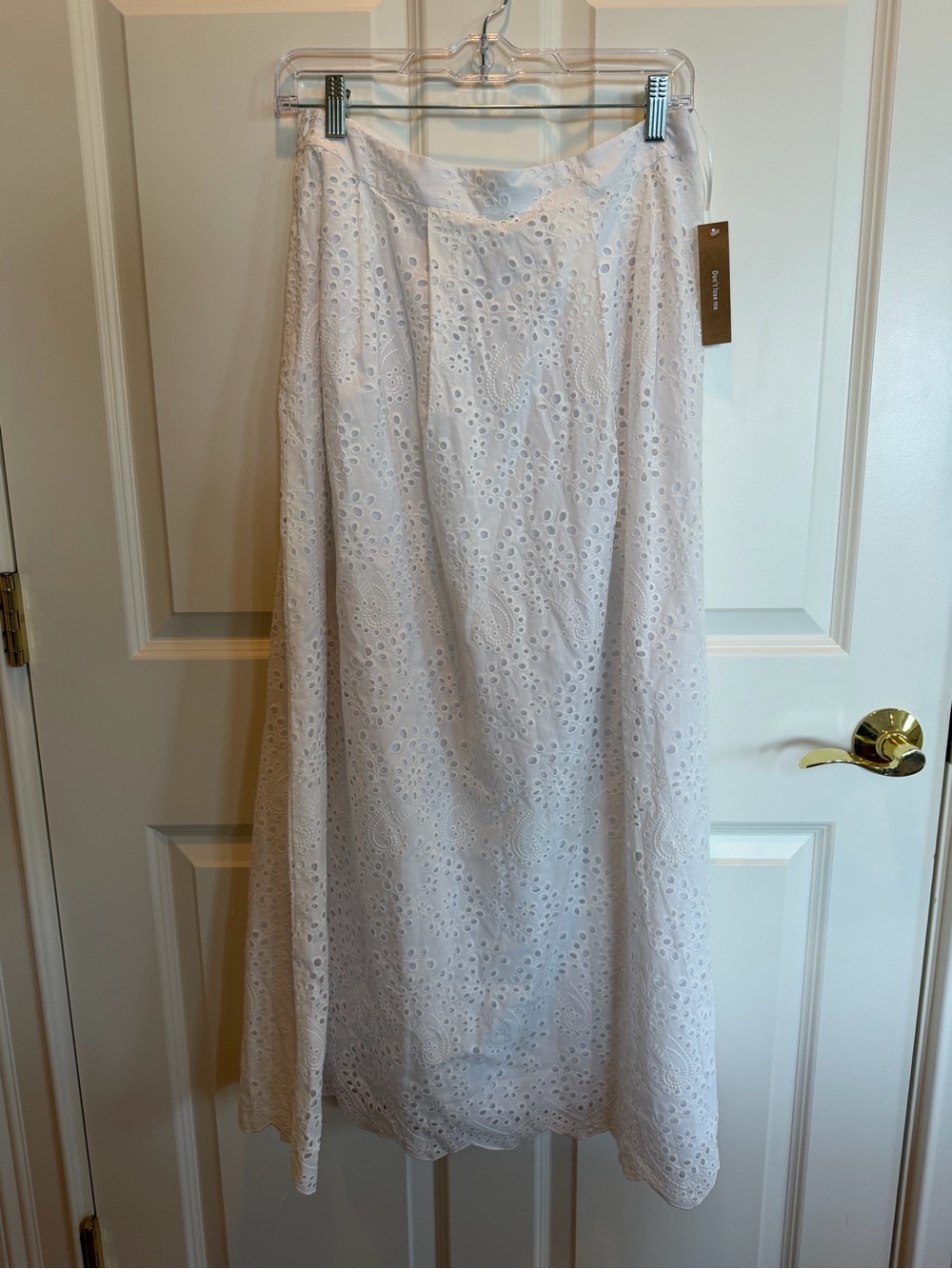 Few Moda o.p.t. Eyelet Maxi Skirt - White - Picture 7 of 7